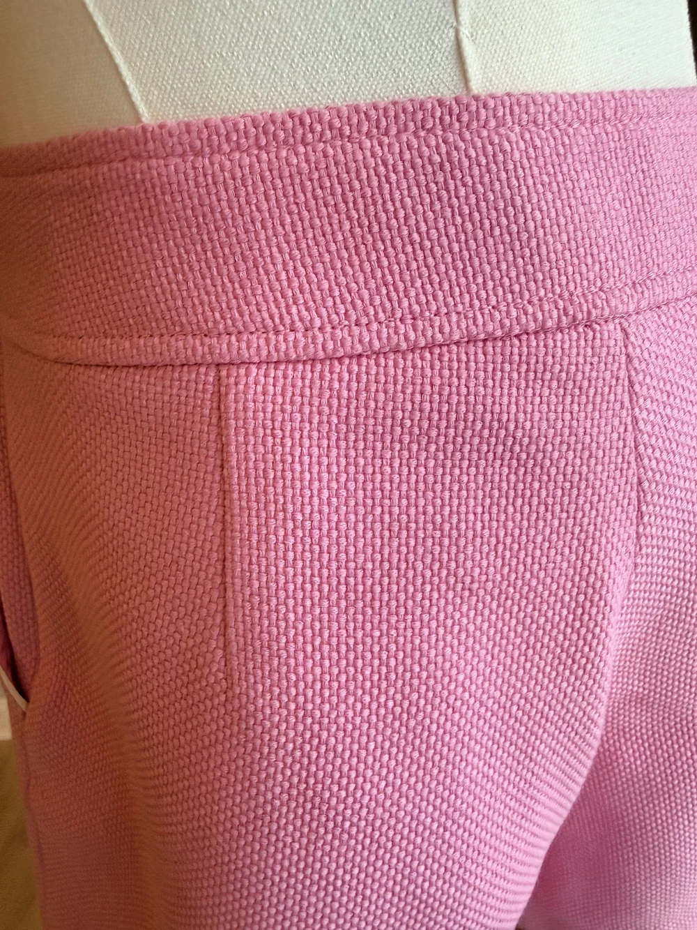 J. Crew Pink High-Rise Button-Accent Vintage Shorts